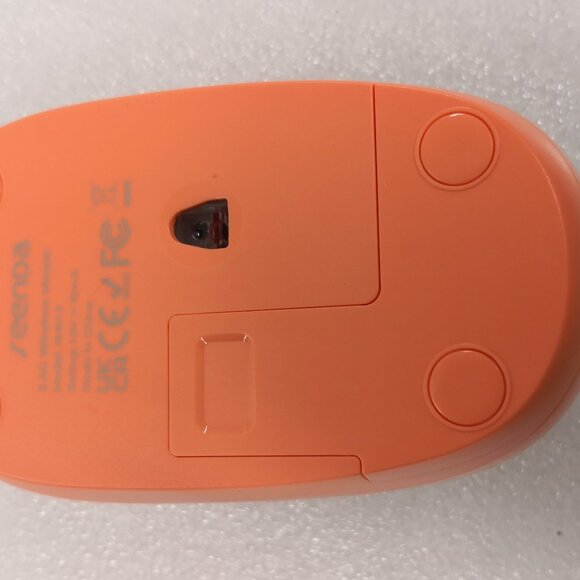 Seenda Wireless Mouse 2.4G/Noiseless Mouse w USB Receiver Portable Coral Orange - Picture 9 of 9